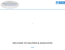 Tablet Screenshot of halpernassoc.com